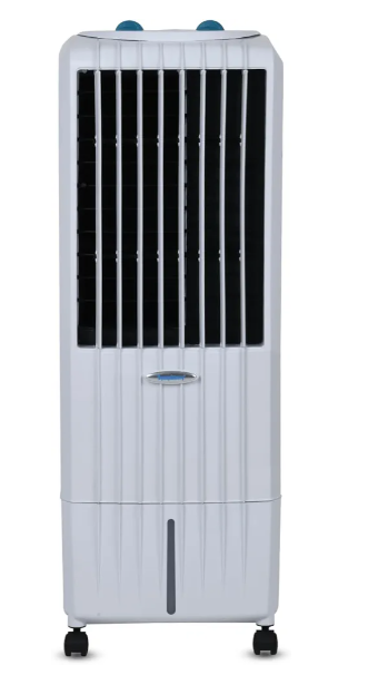 Symphony Diet 12T Personal Tower Air Cooler for Home with Honeycomb Pad, Powerful Blower, i-Pure Technology and Low Power Consumption (12L, White)