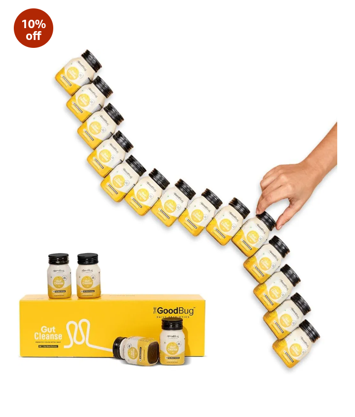 The Good Bug Gut Cleanse - 14 Prebiotic Colon Detox Shots | Improves Probiotic Activity, Gut Health & Digestion | Tackles Bloating, Gas & Constipation
