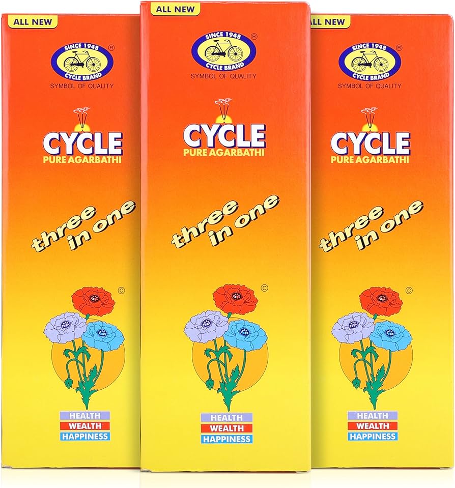 Cycle Pure Agarbatti Three in One